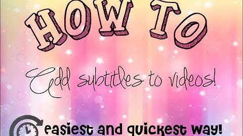 How to Permanently Add Subtitles to your Videos ! [via TEncoder]/ How to use TEncoder!