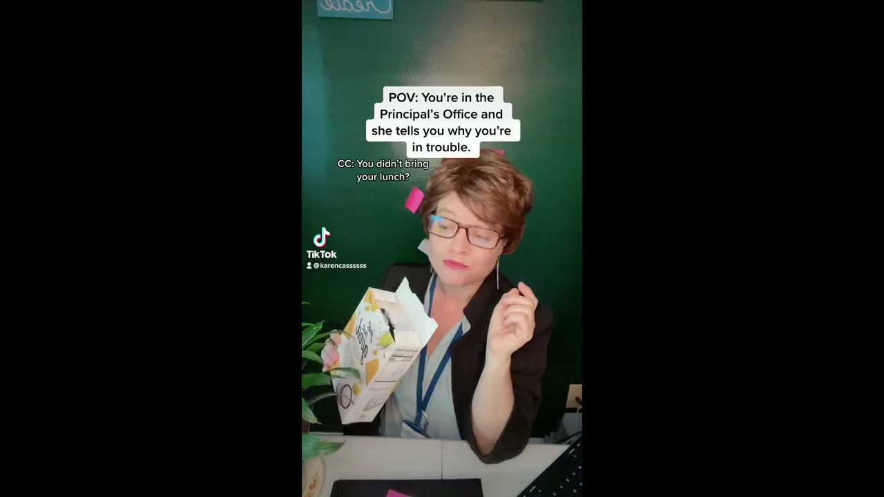 POV You Re In Principal S Office And She Tells Why Trouble