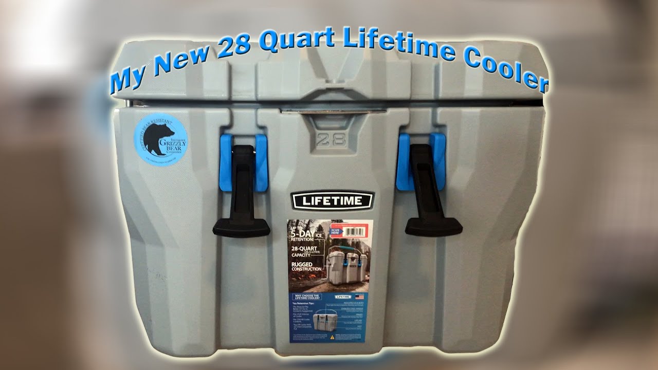 Lifetime 28 Qt Gray Hard Sided Cooler