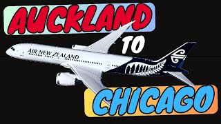 Auckland to Chicago with Air New Zealand (787)