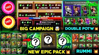 Big Campaign Coming Tomorrow Free Coins Free Try New Big Pack Potw Players Efootball