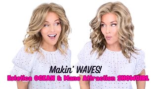 🌊I'M MAKIN' WAVES!🌊 Estetica OCEAN Vs Mane Attraction SHOWGIRL!🌊 2 WAVY WIGS!