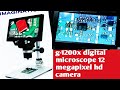 microscope g-1200 unboxing 7 inch HD display with 12 megapixel hd camera | @ManojDey