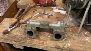 Triumph Spitfire Inlet manifold refurbish. Video 1