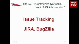 The ASF : Community over code : how to fulfil this promise  -  Emmanuel Lechary (Apache Foundation)