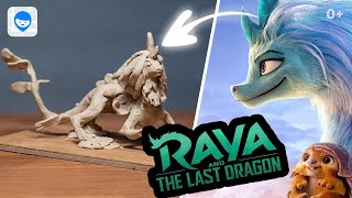 Как сделать дракона Сису из «Райя и последний дракон»?  Уроки лепки из скульптурного пластилина.