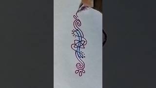simple side designs rangoli designs#shorts #trending #viral #art#rangoli#rangolidesigns #ytshorts#yt