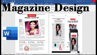 how to create magazine in word screenshot 5