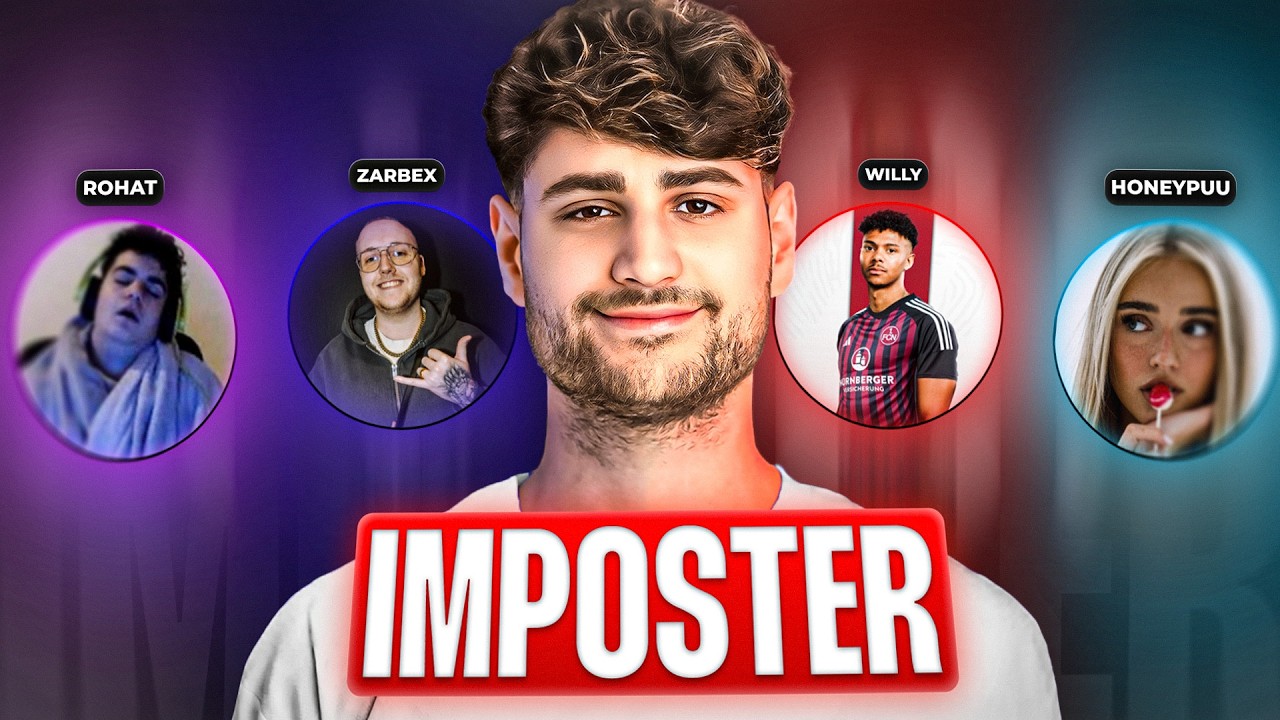 STREAMER (oder so) IMPOSTER! 🕵️‍♂️🧐mit Eli, Rohat, Willy, Sidney & Kroko