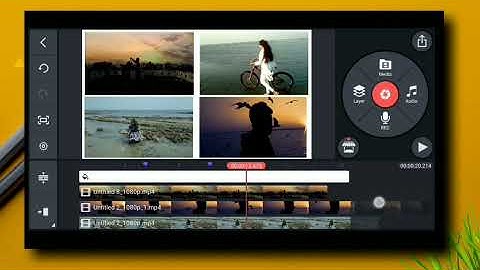 How to make four layer video editing in Kinemaster | How to make Multiple video play at same Time