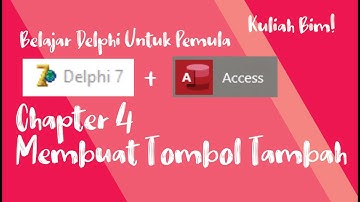 Belajar Delphi Pemula - Tombol Tambah #DelphiPemula