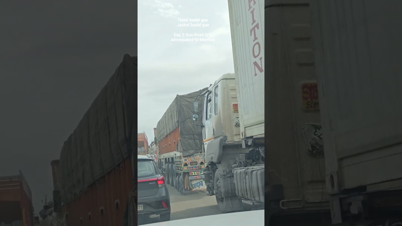 Day 2 Goa Road Trip. Ahmedabad to Mumbai #tatasafari #goaroadtrip #jaipurtogoa #petfriendlytravel