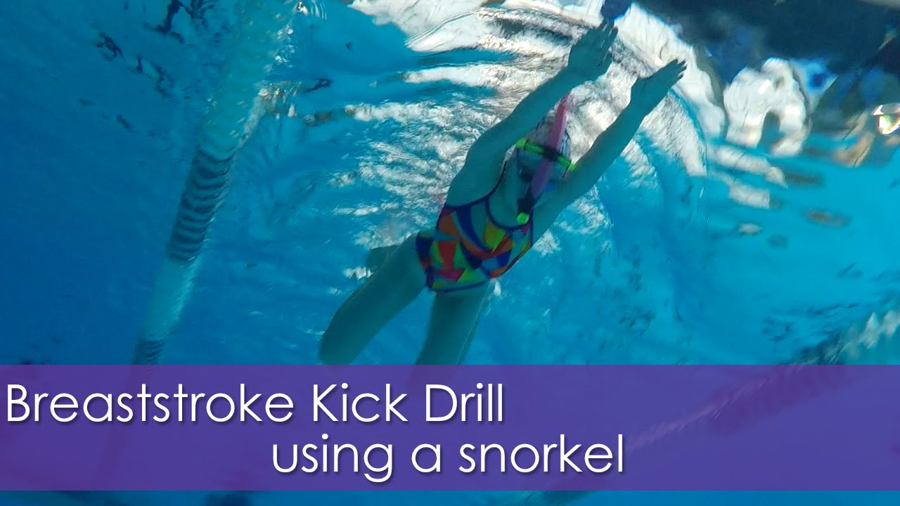 Breaststroke Kick Drill With Snorkel YouTube