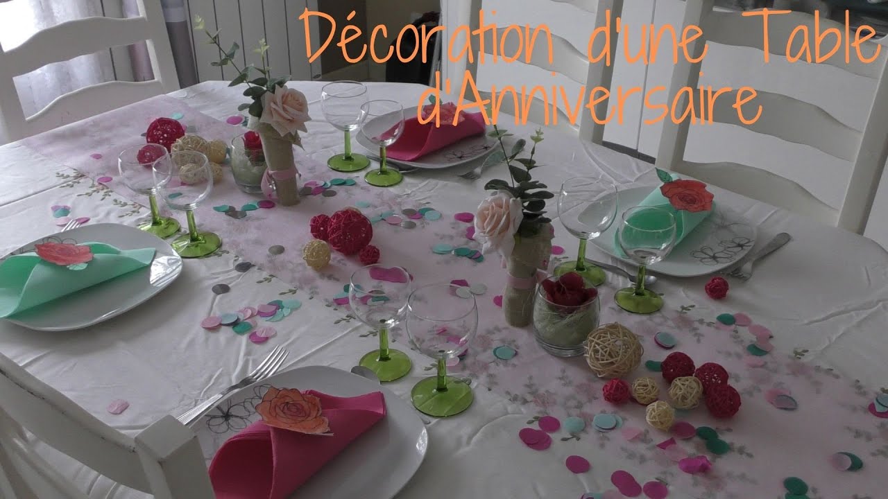 DIY Décoration de Table d'Anniversaire 