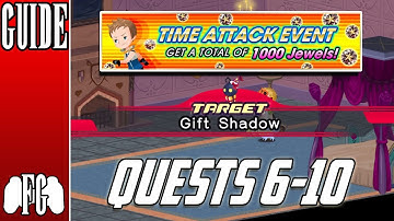 TIME ATTACK EVENT GUIDE (QUESTS 6-10) | Kingdom Hearts: Union Cross | Firemac Gameplay