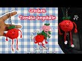 Viral Crochet Tomato Keychain Tutorial Cute Easy Beginner Friendly Pattern Step By Step Tutorial