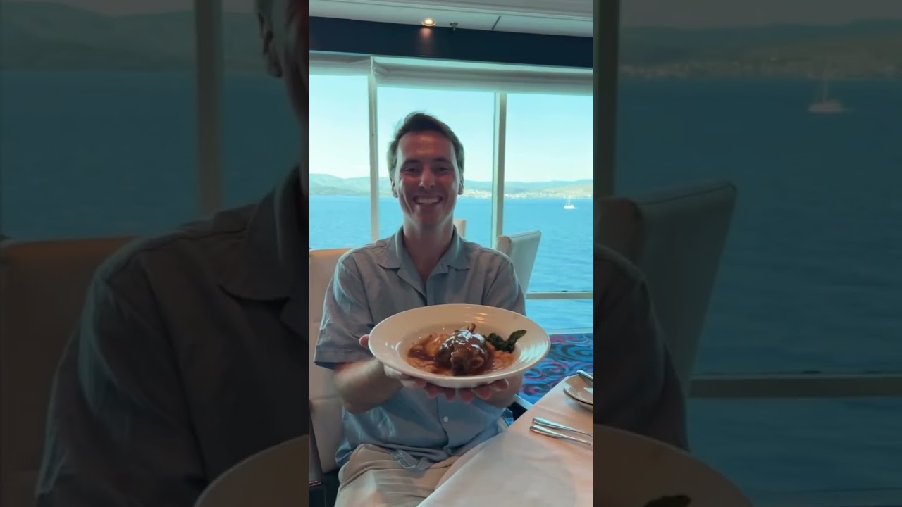 This is how magical it feels to eat and drink on the Celiac Cruise 😂