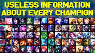 One Useless Fact about EVERY LoL Champion! screenshot 4