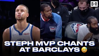 Stephen Curry Really Got MVP Chants At A Nets Game 👀