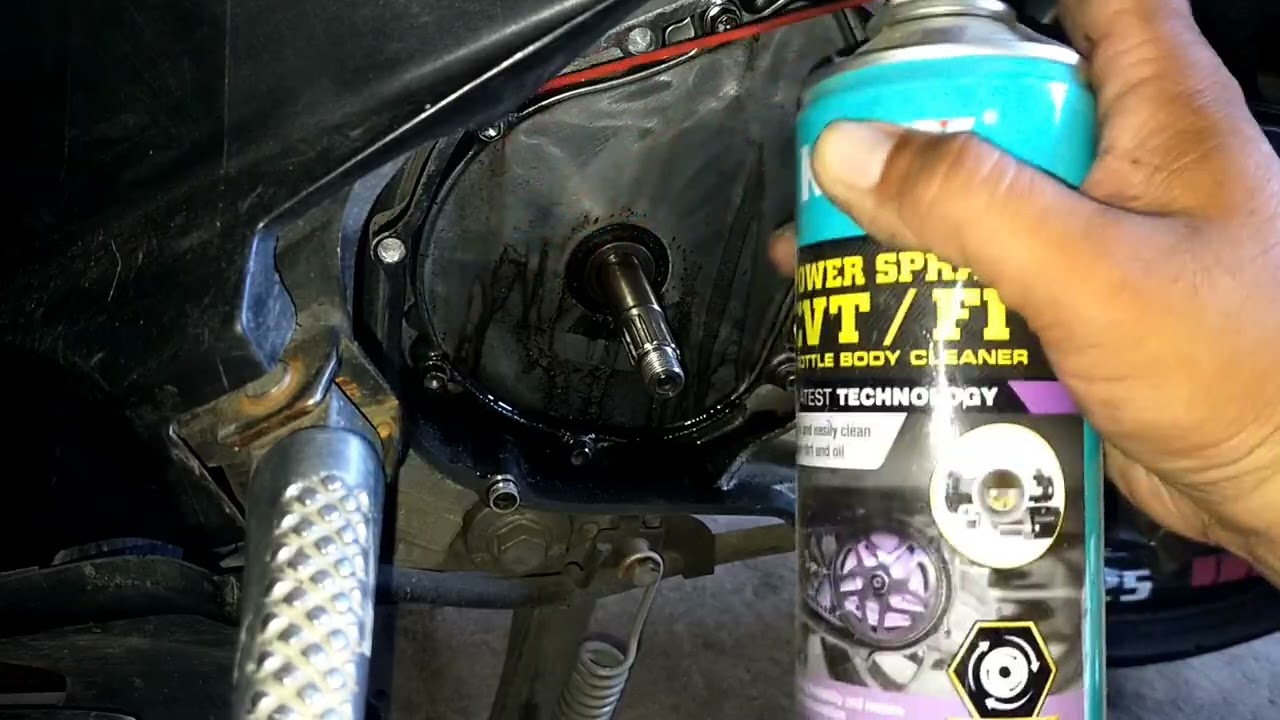 mio i 125 cvt cleaning step by step