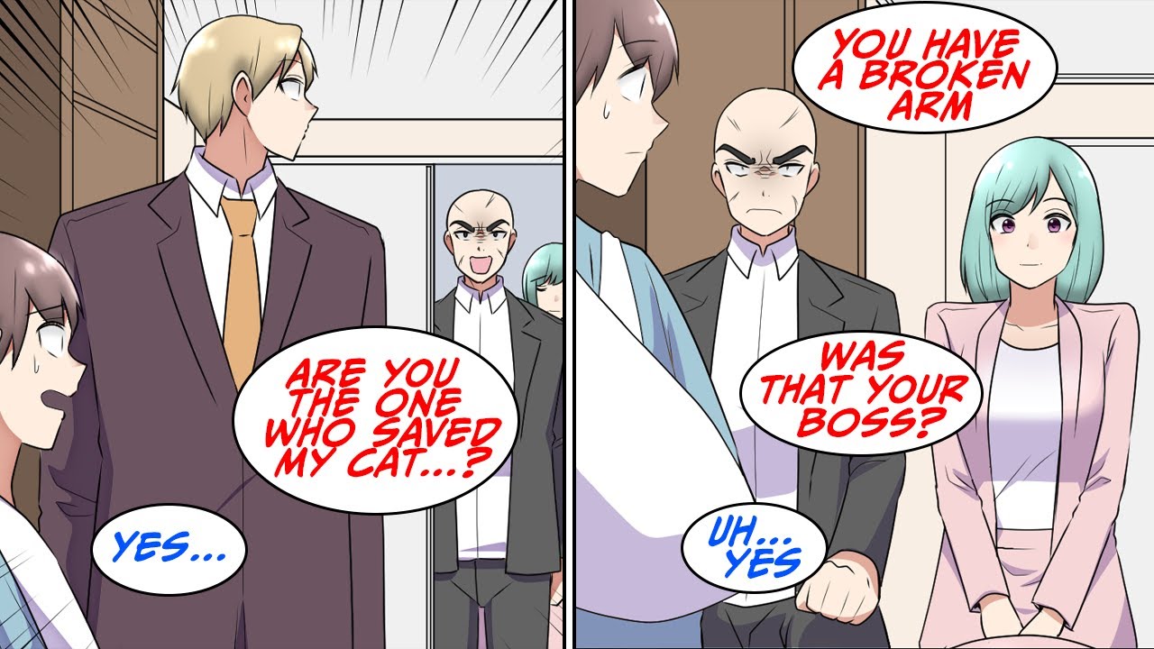 I saved a cat who was about to get run over and I was hospitalized [Manga Dub]