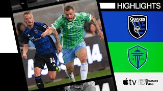 San Jose Earthquakes vs. Seattle Sounders FC | Full Match Highlights | March 23, 2024