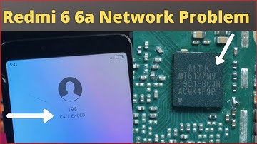 Redmi 6 6a Network Problem / No Service / No Network / call ended problem
