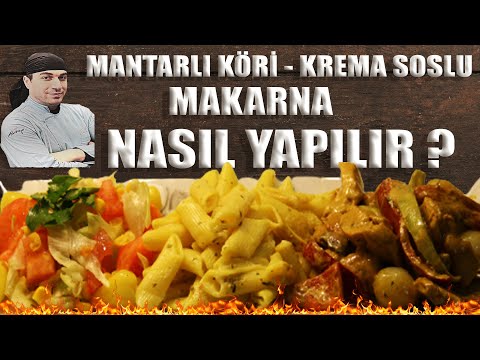 MANTARLI KÖRİ SOSLU KREMALI TAVUK NASIL YAPILIR? #körisoslutavuk #yemektarifleri #evdeyemek #kremalı