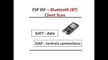 3 - Bluetooth (BT) client for ESP32 in ESP IDF environment scan