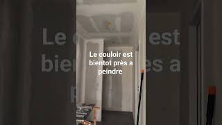 petite visite sur le chantier 😁😁#travauxmaison #renovation #placo #ba13 #plasterboard #papabrico