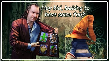 Back Alley Gambler Teaches Vivi Tetra Master  |  Final Fantasy IX Highlight