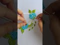 Looks gorgeous || embroidery in a simple border try this design #shortvideo #embroiderylover