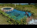 Build The Most Modern Natural Swimming Pool Underground