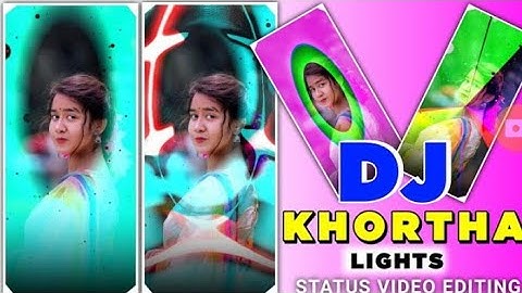 New Trending Khortha Dj Status Video Editing 🥀 1 Photo Lighting Effect 🥀 Alight Motion Tutorial