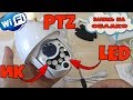 ДЕШЕВАЯ IP PTZ АУДИО КАМЕРА-ПРОЖЕКТОР С ДАТЧИКОМ ДВИЖЕНИЯ!!!