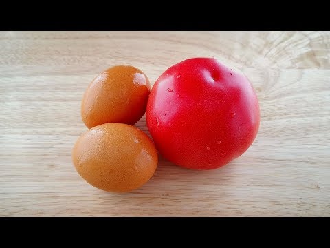 一個西紅柿，兩個雞蛋，教你做秘製小零食，香甜酥脆，越吃越香【小穎美食】