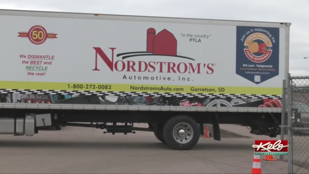 Nordstrom's food truck helps people with delivery YouTube