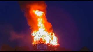 WHERE'S FIREMAN SAM? BOAT FULL OF BLACK LADS SET ON FIRE BY THE IRISH AS ONLOOKERS CHEER - IRELAND