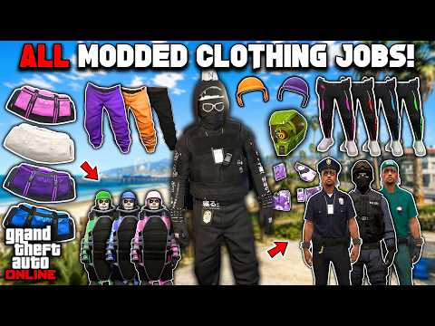 All Modded Clothing Jobs In GTA 5 Online! (New Job Links) thumbnail
