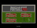 Front page sports football pro dos 1993 retro review from interactive entertainment magazine