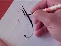 How to Write Copperplate (The Letters F and f)