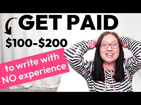 EASY WRITING JOBS FOR BEGINNERS TO GET PAID TO WRITE ($100-$200) // Make money writing as a newbie