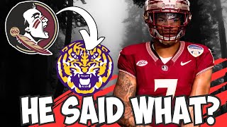 Did Ex-Player DISRESPECT FSU after LEAVING the Seminoles | Destyn Hill | LSU