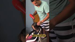 PAPAI VIROU MEU CABELEIREIRO 😅#shorts #shortvideo