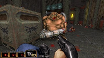 Duke Nukem infiltrates a Strogg base full of DN3D aliens and DOOM demons!!! Crossover of legends