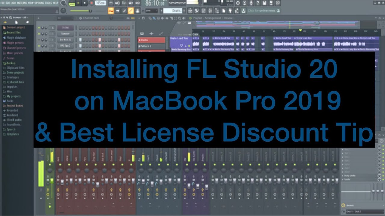 Installing FL Studio on MacBook Pro, best license discount tip