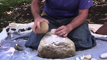 Bipolar Quartz Knapping Demonstration