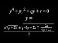 The quartic formula ferraris method