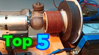 Top 5 Free Energy \\DO YOU WANT 100% FREE 220V Electricity Using Simple Tools and Generators?