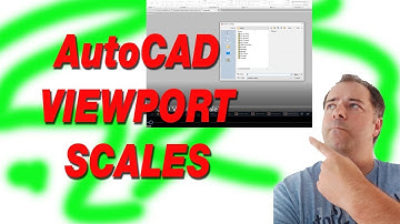 AutoCAD Viewport Scales